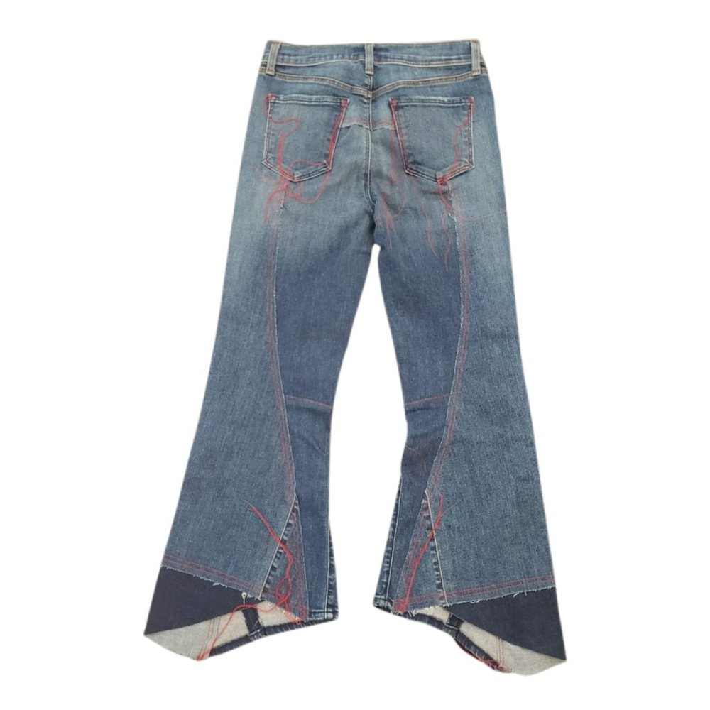 NEW J Brand xKozaburo Jolene Mysticism Flare Jeans - Picture 6 of 16